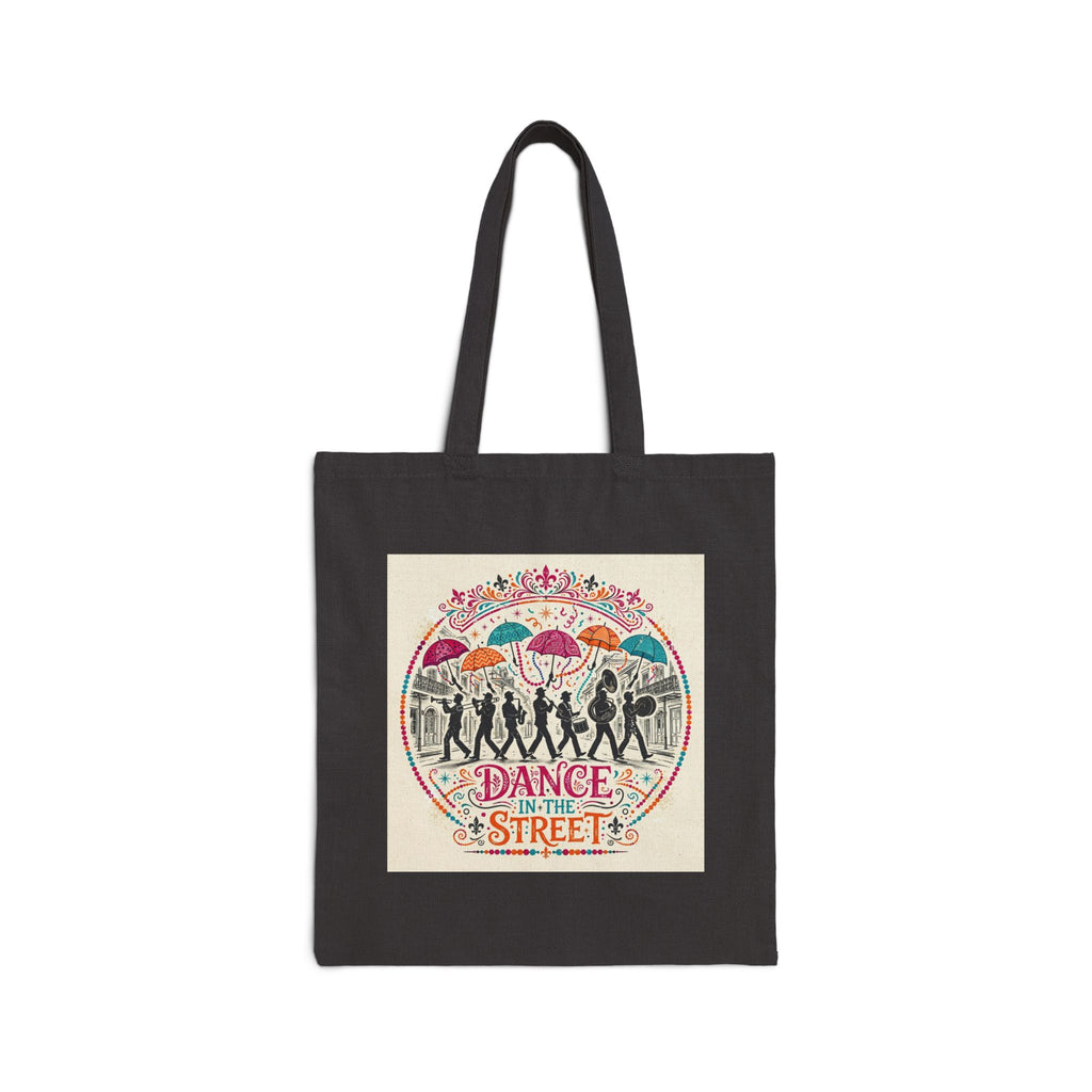Dance in the Street — Cotton Canvas Tote Bag