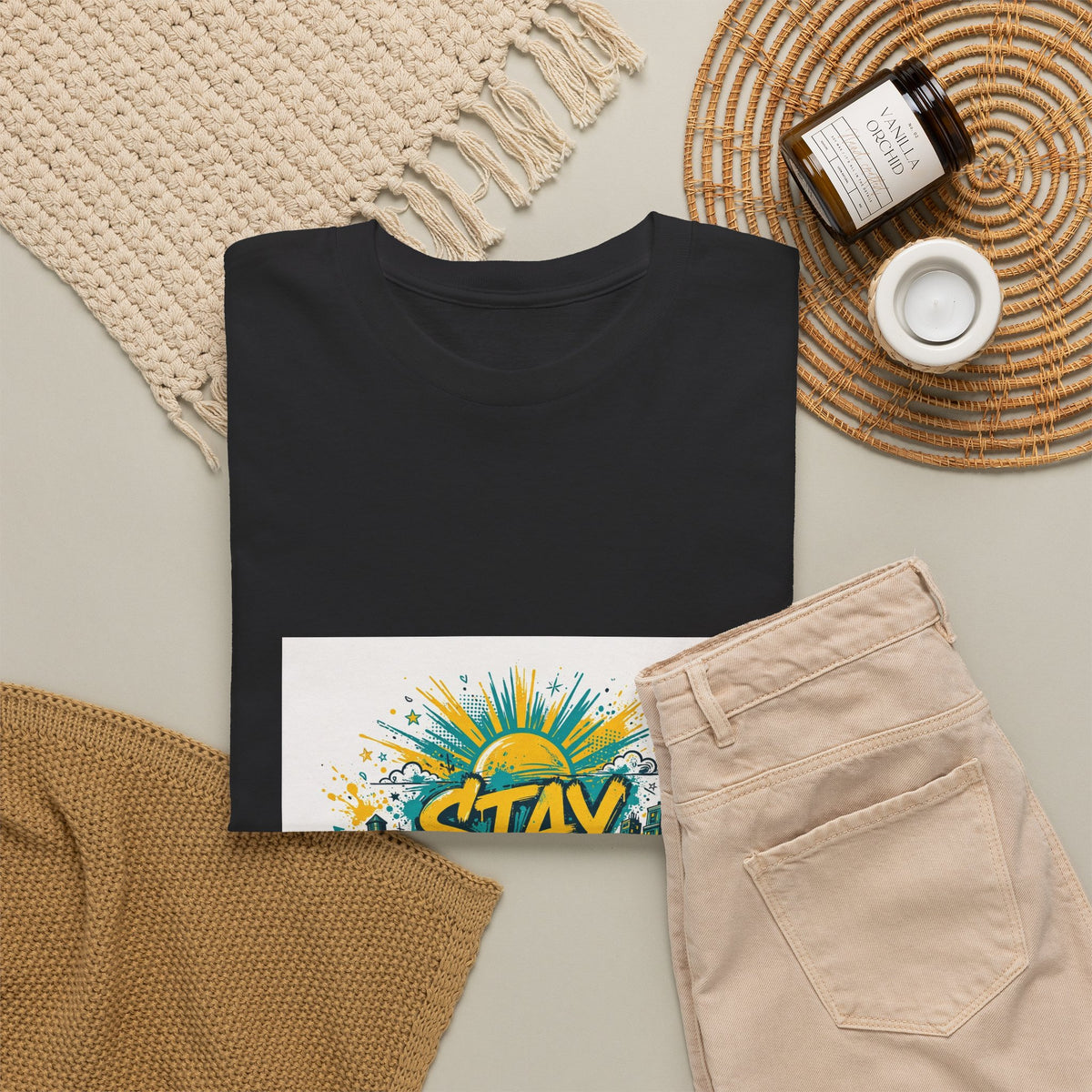 Stay Positive — Unisex Heavy Cotton Tee