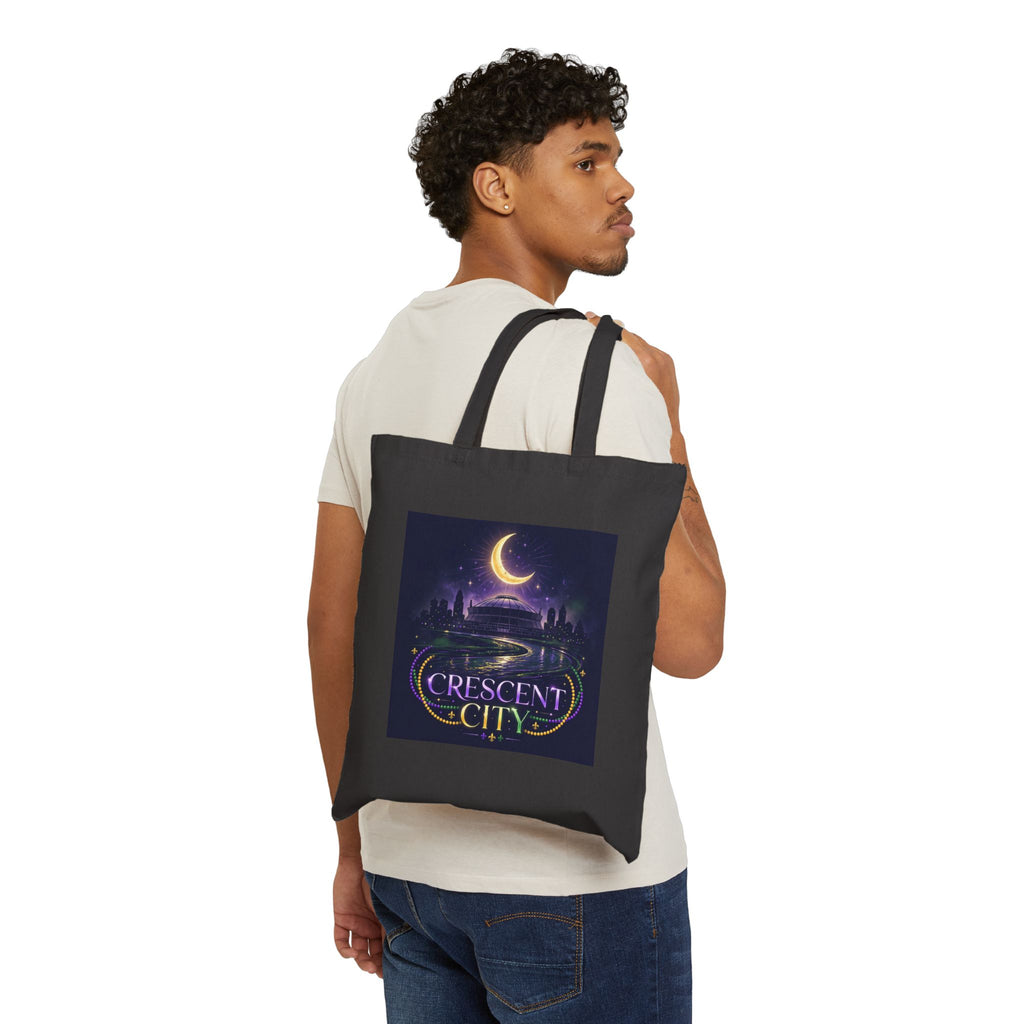 Crescent City — Cotton Canvas Tote Bag