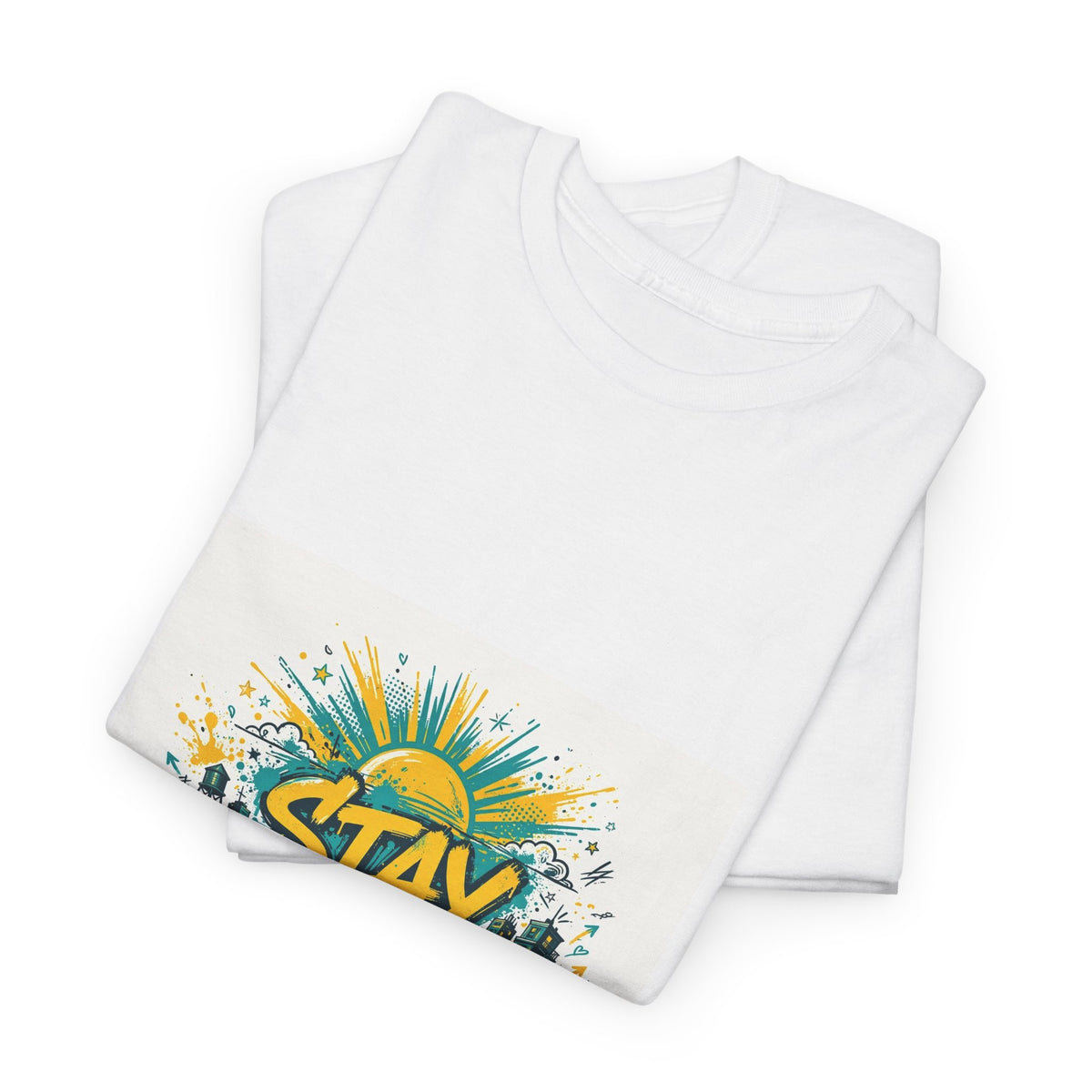 Stay Positive — Unisex Heavy Cotton Tee