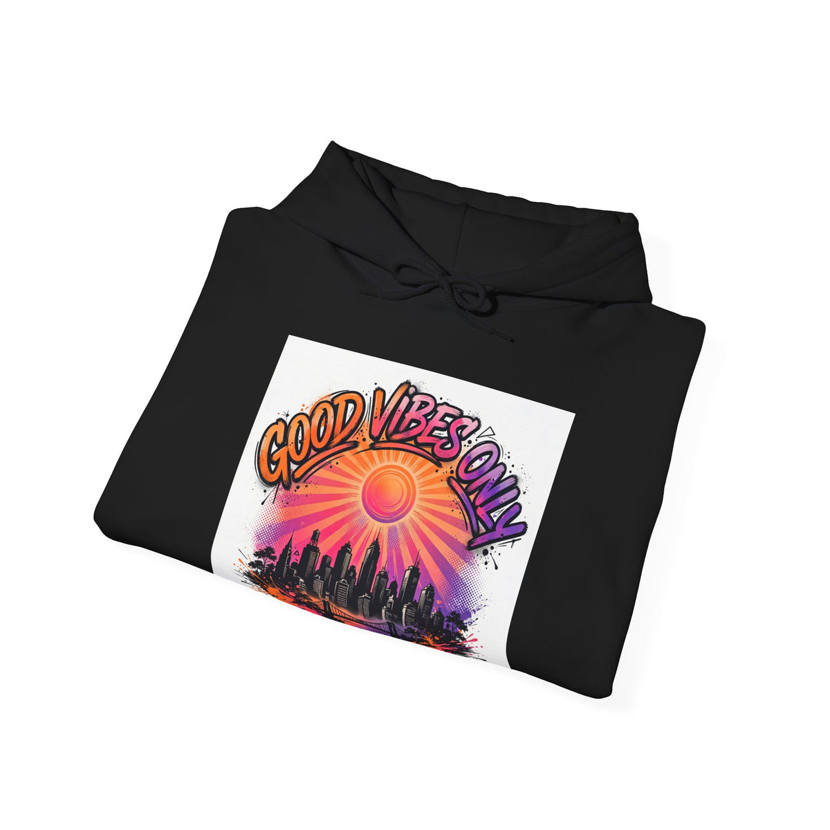 Good Vibes City — Unisex Heavy Blend Hooded Sweatshirt