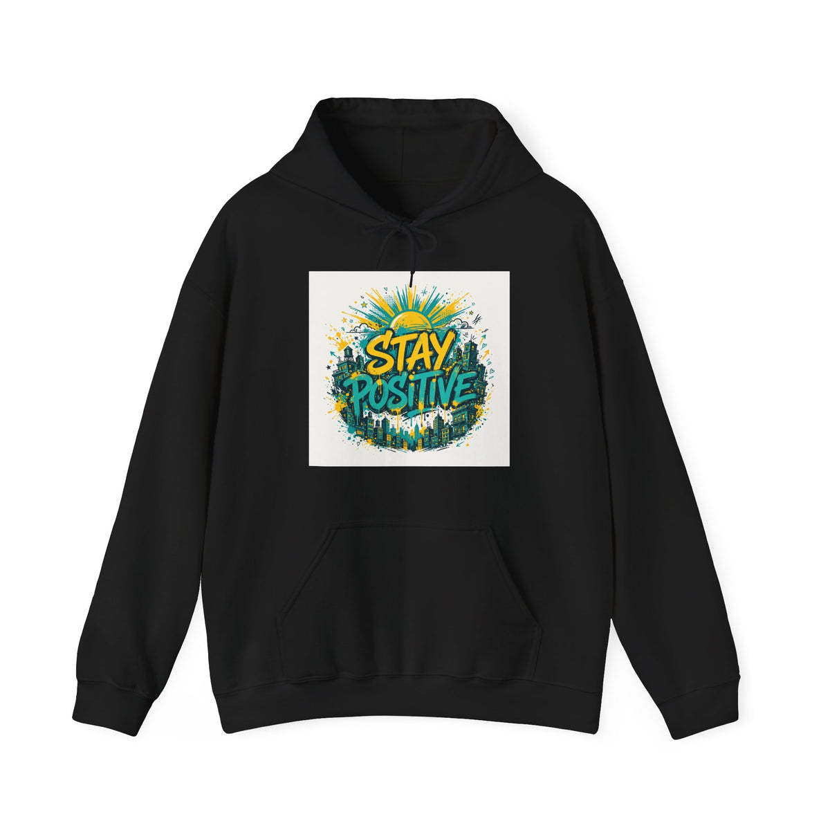 Stay Positive — Unisex Heavy Blend Hooded Sweatshirt