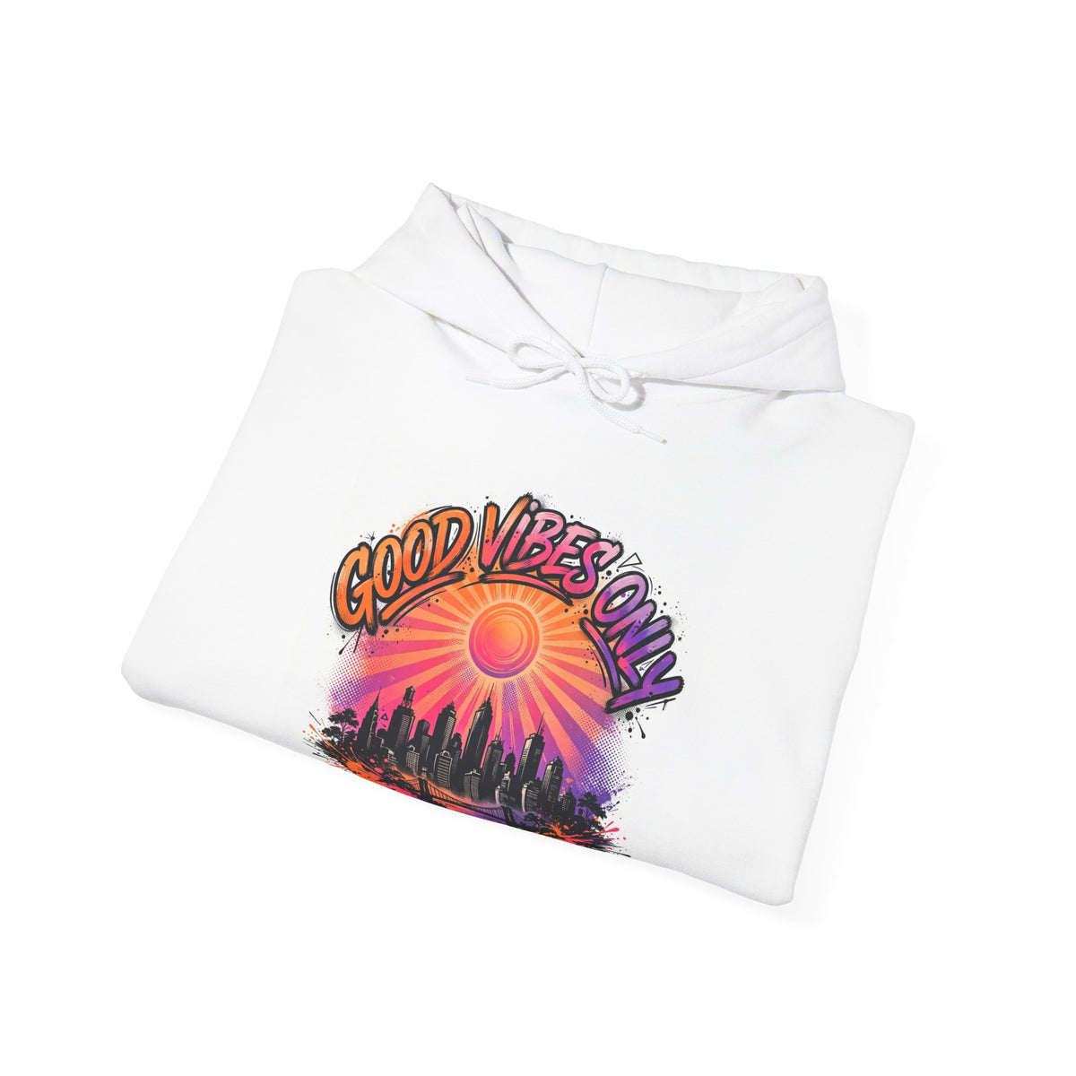 Good Vibes City — Unisex Heavy Blend Hooded Sweatshirt