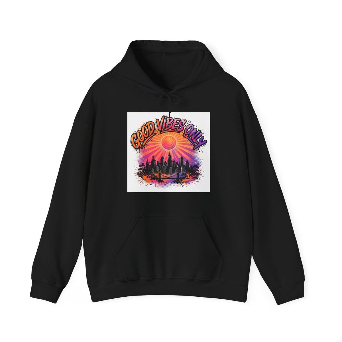 Good Vibes City — Unisex Heavy Blend Hooded Sweatshirt