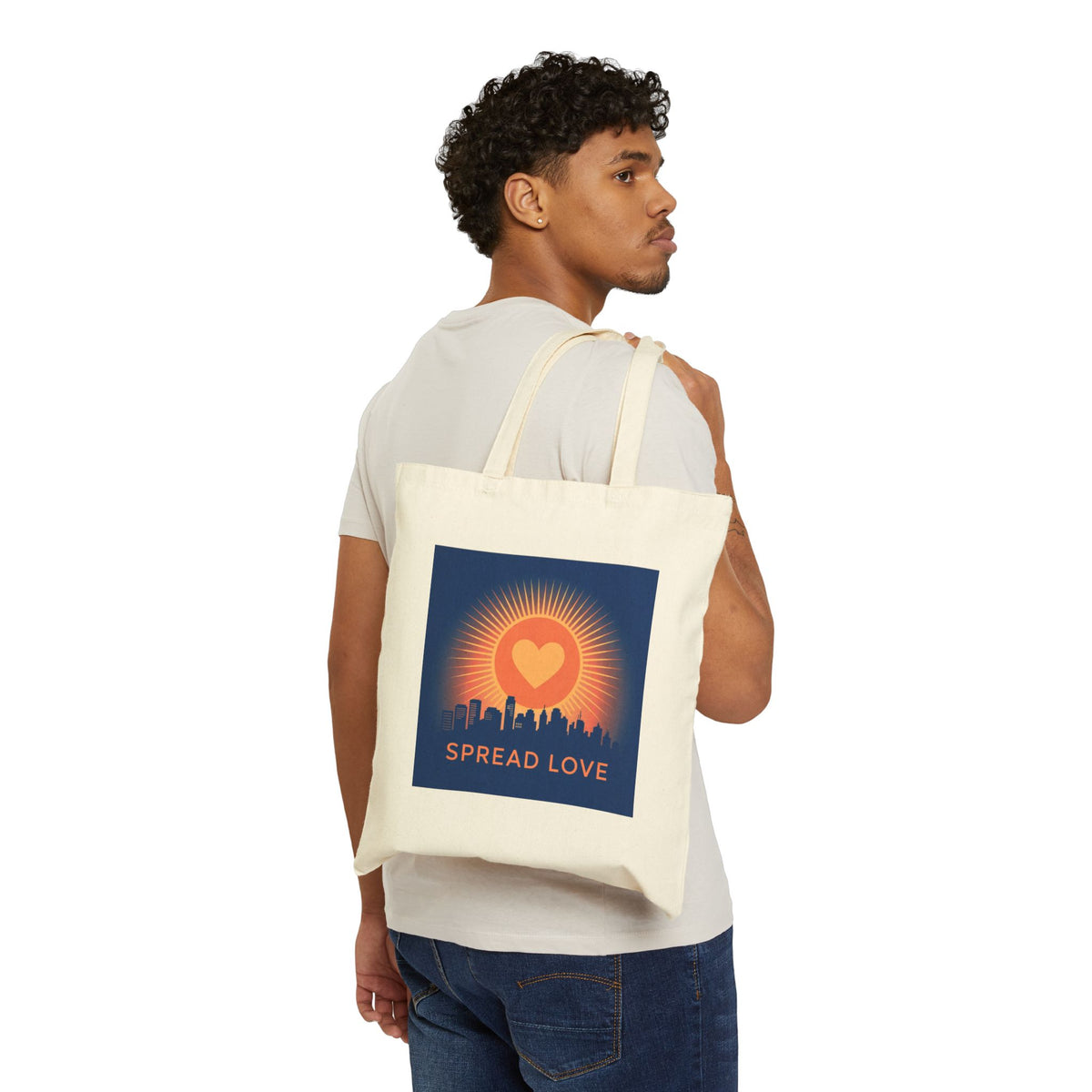 Spread Love — Cotton Canvas Tote Bag