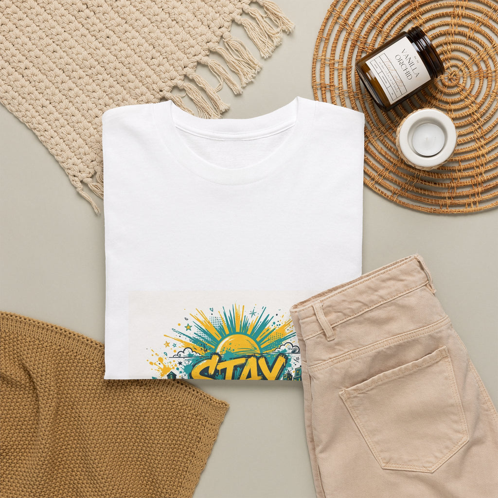 Stay Positive — Unisex Heavy Cotton Tee