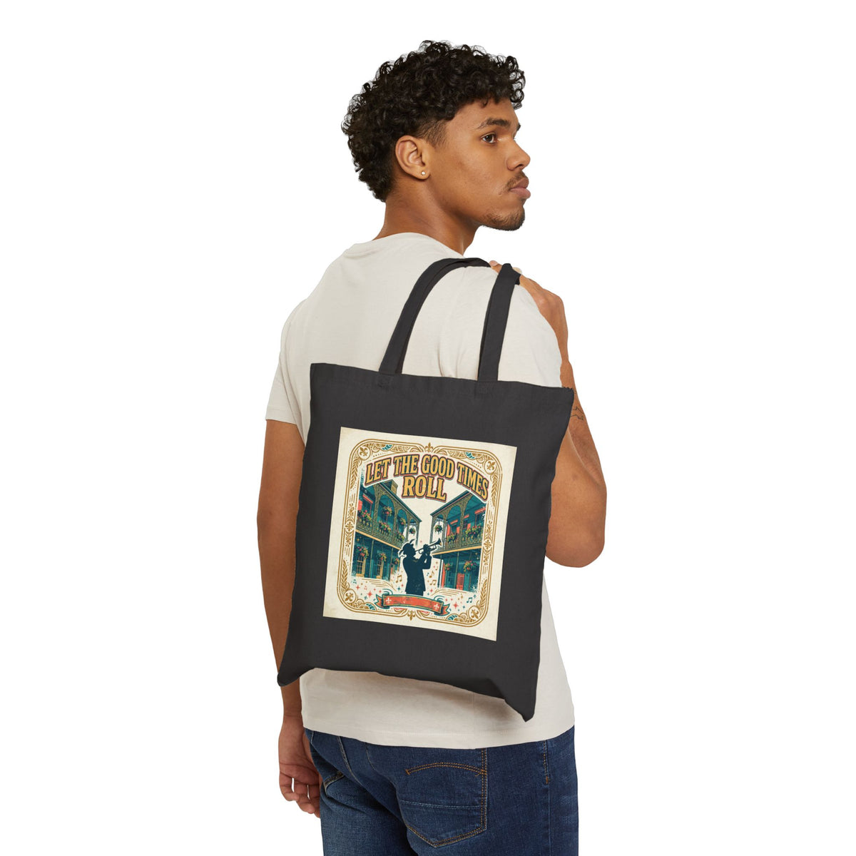 Let the Good Times Roll — Cotton Canvas Tote Bag