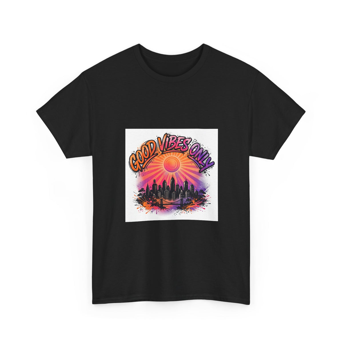 Good Vibes City — Unisex Heavy Cotton Tee
