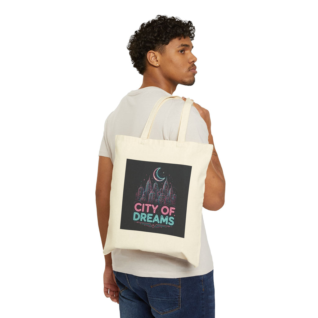 City of Dreams — Cotton Canvas Tote Bag