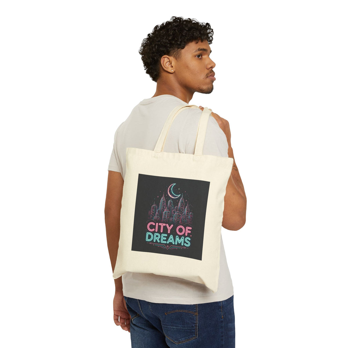 City of Dreams — Cotton Canvas Tote Bag