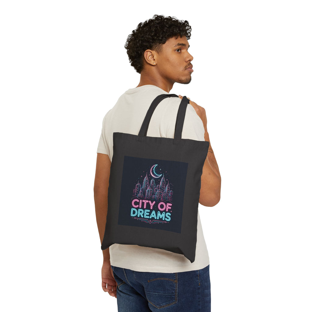 City of Dreams — Cotton Canvas Tote Bag