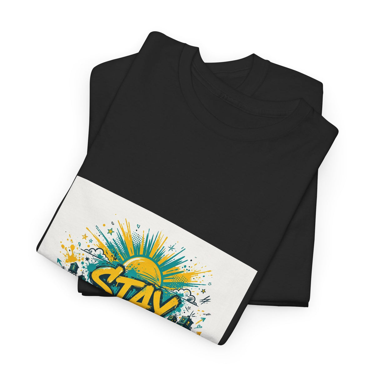 Stay Positive — Unisex Heavy Cotton Tee