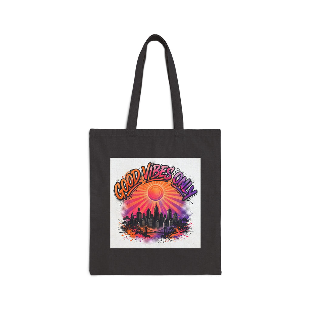 Good Vibes City — Cotton Canvas Tote Bag